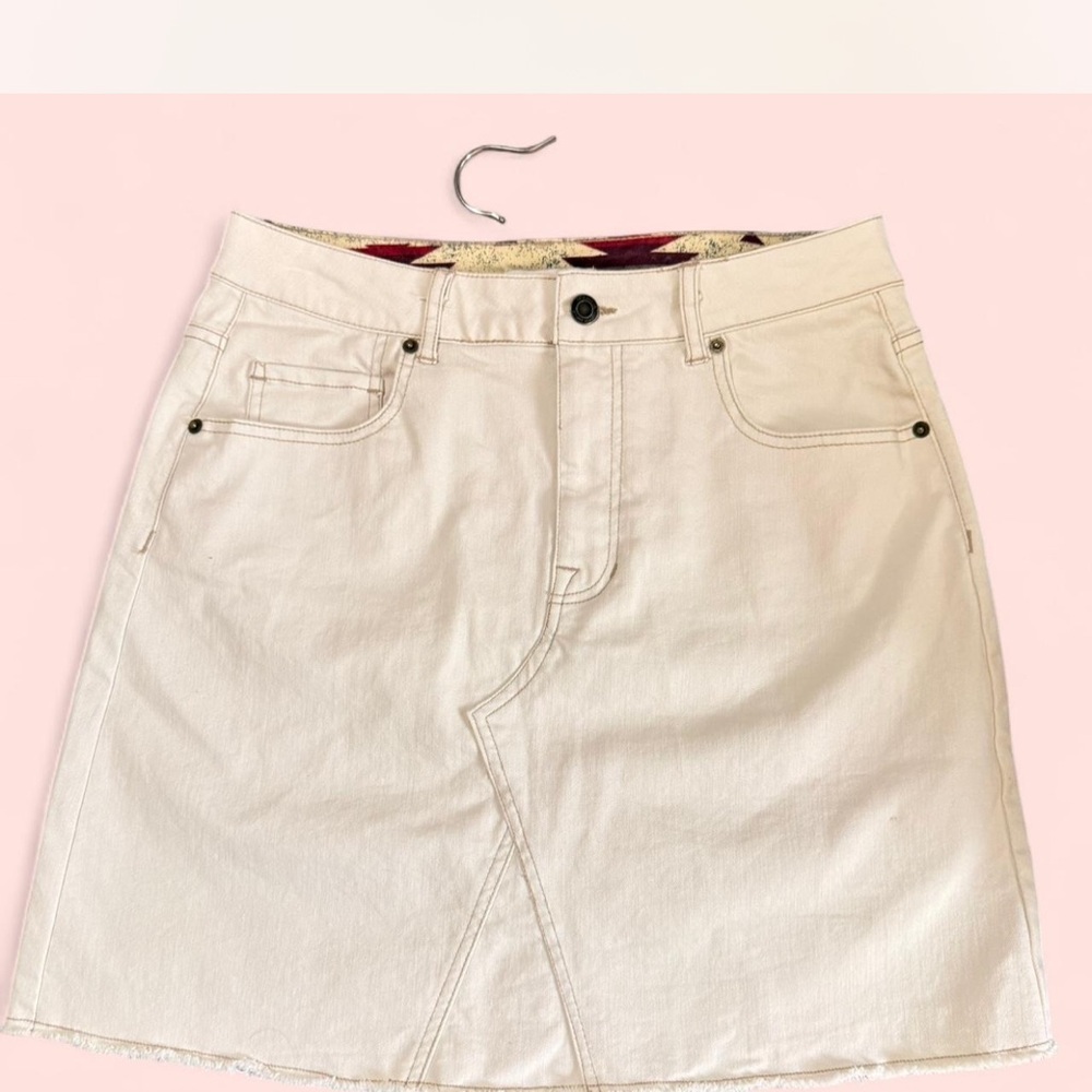 FRYE AND CO. Beige A-Line Skirt